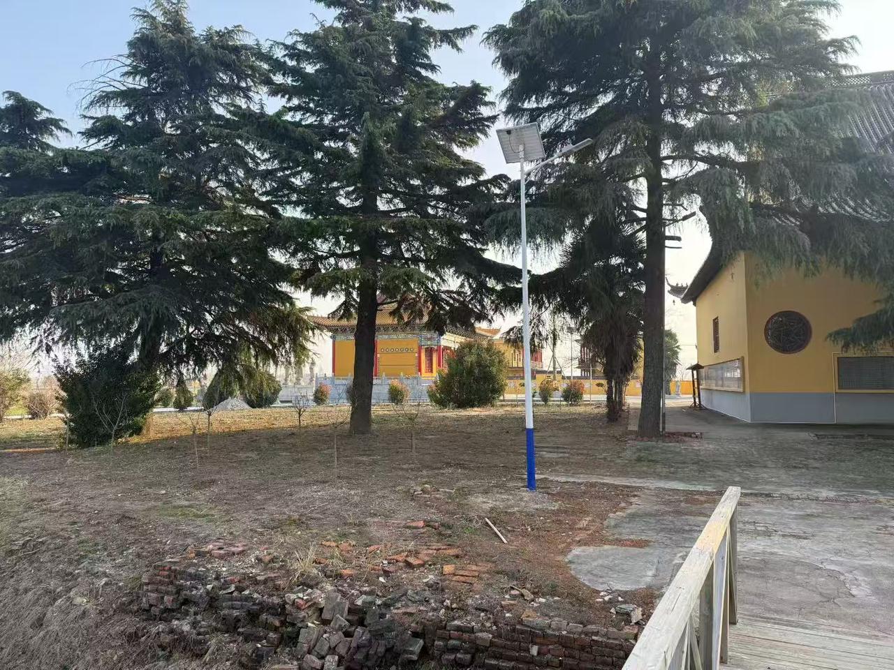 寺庙中庭测量实景 1