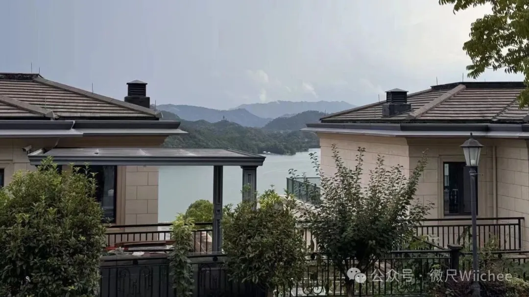 庭院测量现场